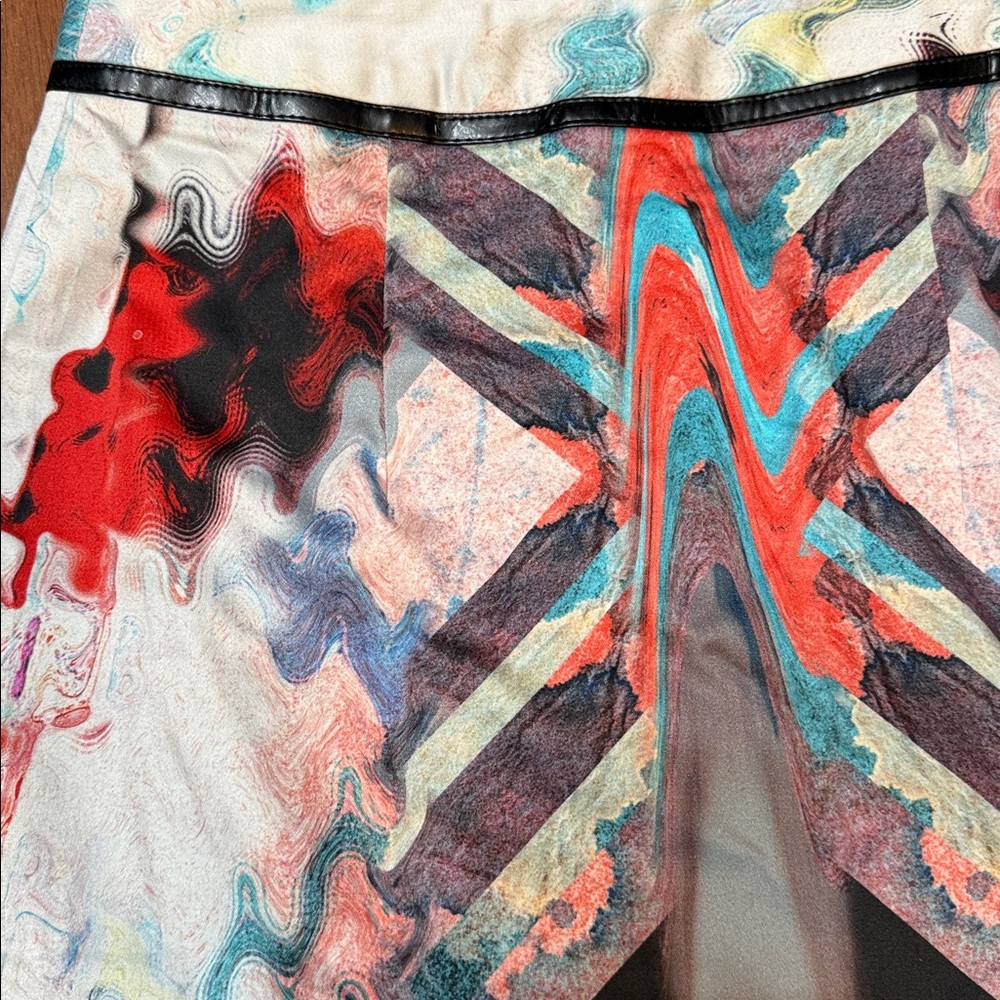 Hunter Bell Multi Colored Abstract Patterned Wome… - image 3